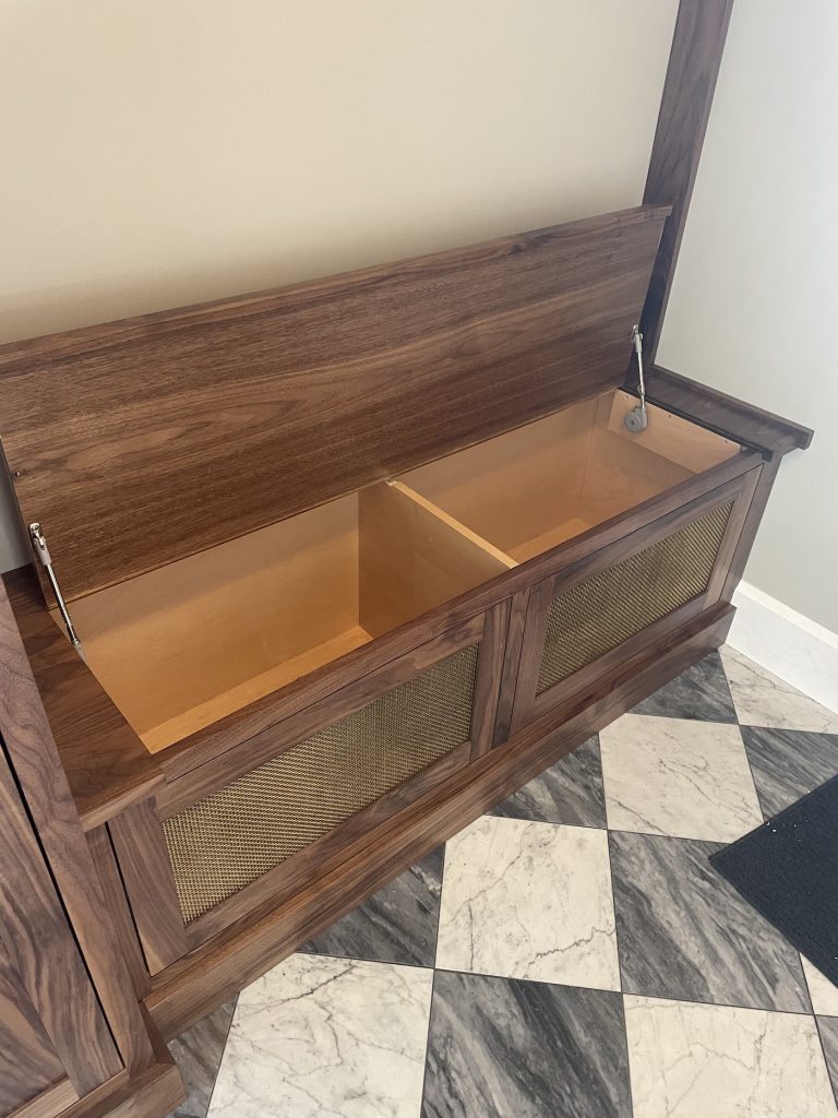 Custom wood cabinetry